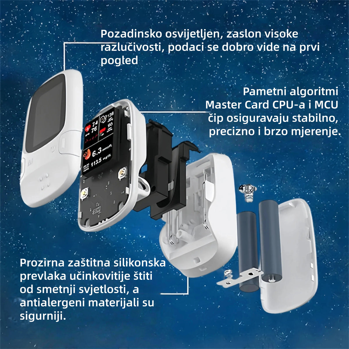 🔥 Omron™ 2026 Novi neinvazivni pametni mjerač glukoze u krvi – mjerenje glukoze bez igala i bez boli