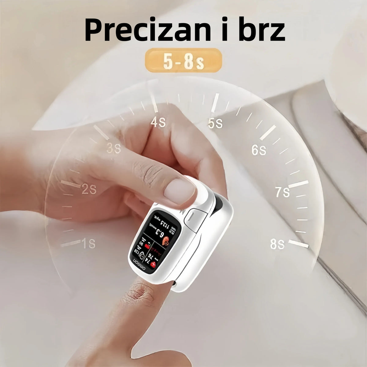 🔥 Omron™ 2026 Novi neinvazivni pametni mjerač glukoze u krvi – mjerenje glukoze bez igala i bez boli
